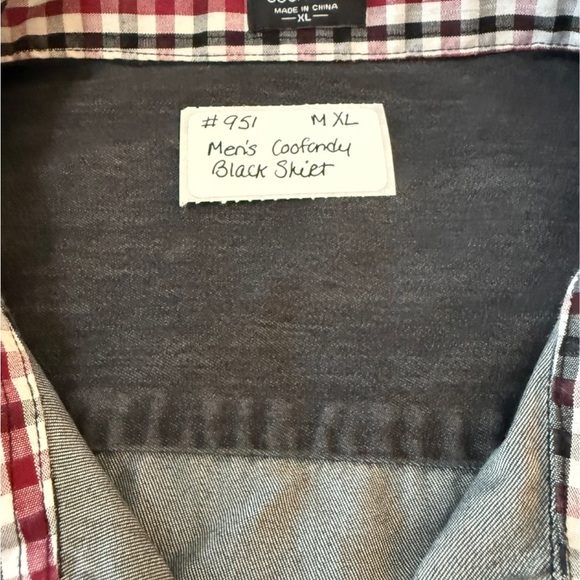 Coofandy Men's Gray Long Sleeve Shirt in XL - Picture 6 of 11